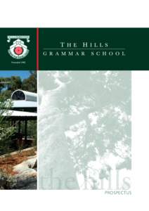 the hills  Prospectus Welcome From the Principal