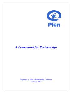 Plan International Partnership and Alliances Framework