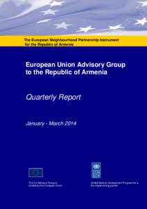 The European Neighbourhood Partnership Instrument for the Republic of Armenia European Union Advisory Group to the Republic of Armenia