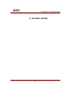 STATISTICAL COMPENDIUM[removed]NATIONAL INCOME - 86 -
