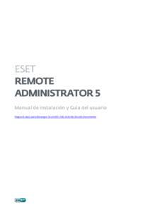 ESET Remote Administrator 5