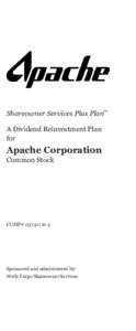 Shareowner Services Plus Plan  SM A Dividend Reinvestment Plan for
