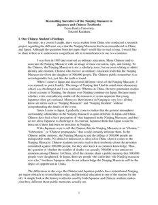 Japan / Anti-Japanese sentiment in Korea / Japanese history textbook controversies / Asia / Historical revisionism / Nanking Massacre / Japanese Society for History Textbook Reform / Reorganized National Government of China / Nanjing / Second Sino-Japanese War / Japanese war crimes / World War II