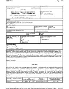 CDBS Print  Page 1 of 4 Approved by OMB FOR FCC USE ONLY[removed]March 2003)