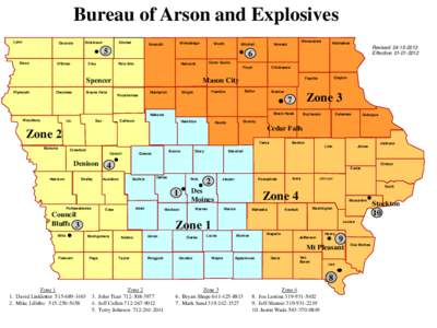 Bureau of Arson and Explosives Lyon Emmet  Dickinson