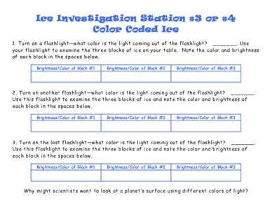 Microsoft Word - Reflections on Ice worksheets.doc