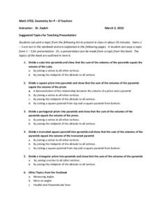 Microsoft Word - Suggested Topics for Teaching Presentation _Math 3703_.docx