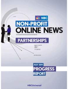 PARTNERSHIPS  JULY 2011 PROGRESS REPORT