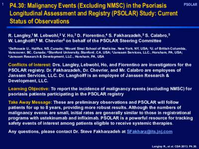 P4.30 CDA Langley PSOLAR Malignancies_v08_FINAL.PPTX