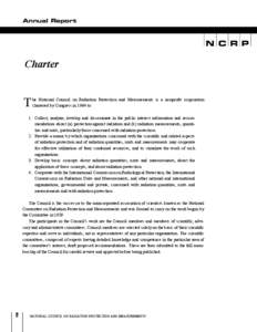 Annual Report  N C R P Charter
