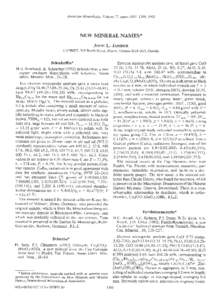 Sorosilicates / Lawsonite / Coyoteite / Toledo Nanochess