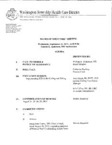 Washington Township Health Care District 2000 Mowry Avenue, Fremont, California[removed] • (SHl[removed]Nancy Farber, Chief Uxecutive Officer Board of Directors Patricia Danielson, RlilT