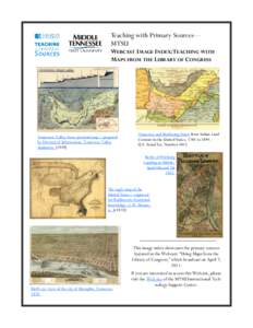 Teaching with Primary Sources— MTSU WEBCAST IMAGE INDEX: TEACHING WITH MAPS FROM THE LIBRARY OF CONGRESS  Tennessee Valley Area: pictorial map / prepared