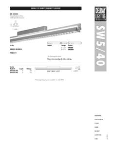 SWING T5 DIRECT/INDIRECT LOUVER 4 0 SERIES Direct/Indirect Trim with Specular Louvers