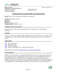 Federal assistance in the United States / Healthcare reform in the United States / Medicaid / Presidency of Lyndon B. Johnson / Dr. Dynasaur / Rutland Regional Medical Center / Central Vermont Medical Center / Vermont / Healthcare in the United States / United States