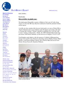 SouthEastern Squash Board of Directors: Dave Bridges