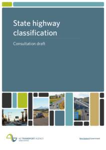 State highway classification - consultation draft