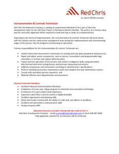 Microsoft Word - Instrumentation & Controls Technician_draft2