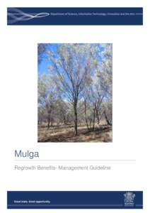 Mulga Regrowth Benefits - Management Guideline