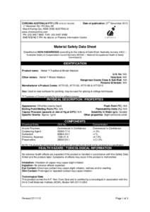 Dangerous goods / Hazchem / Potassium nitrate / GHS precautionary statements / Safety / Prevention / Security