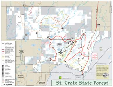 St. Croix State Forest Map