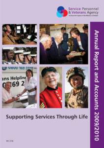 HC 216  Annual Report and Accounts[removed]Supporting Services Through Life