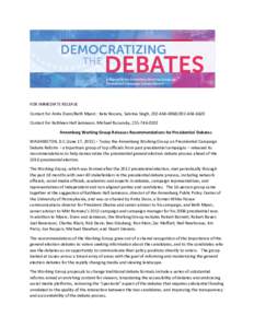 United States presidential debates / Annenberg / Debate / United States presidential election debates / Kathleen Hall Jamieson