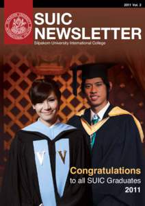 2011 Vol. 2  SUIC NEWSLETTER Silpakorn University International College