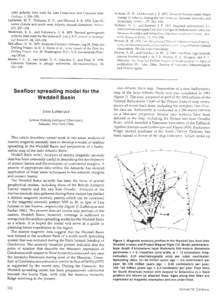 netic polarity time scale for Late Cretaceous and Cenozoic time. Geology, 5, Ledbetter, M. T., Williams, D. F., and Ellwood, B. BLate Pliocene climate and south-west Atlantic abyssal circulation. Nature,