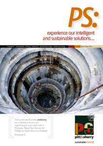 experience our intelligent and sustainable solutions... transport | community | mining | industrial | food & beverage | carbon & energy April Issue 2014