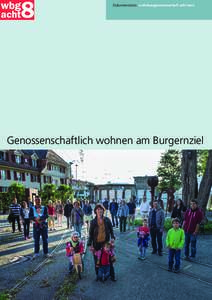 Dokumentation wohnbaugenossenschaft acht bern  Genossenschaftlich wohnen am Burgernziel ild  Plat