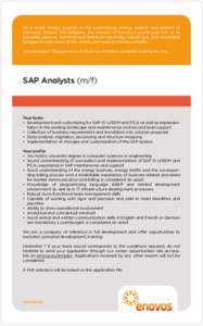 Software / Open Travel Alliance / SAP AG / Information technology management / ABAP / SAP IS-U / ERP software / SAP / Business software