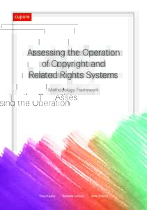 Assessing the Operation of Copyright and Related Rights Systems Methodology Framework  Tiina Kautio  Nathalie Lefever  Milla Määttä