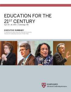 Education in the United States / Harvard Graduate School of Education / Sandra Stotsky / Fernando Reimers / Year of birth missing / 21st Century Skills