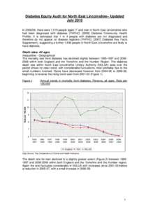 Inequalities in hospital episodes for diabetes (FCEs)