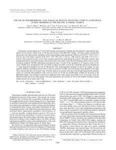 The Astronomical Journal, 132:2360–2371, 2006 December # 2006. The American Astronomical Society. All rights reserved. Printed in U.S.A.