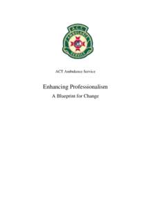 Enhancing Professionalism: A Blueprint for Change