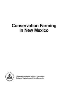 Conservation Farming in New Mexico EX  IC O