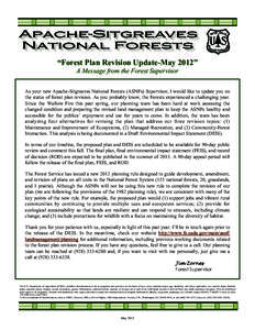 Forest / Conservation in the United States / Forest plans / United States Department of Agriculture