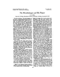 Microbiology / Fort Detrick / Science / Microorganism / Fellows of the Royal Society / J. Roger Porter / David Willis Wilson Henderson / Biology / American Society for Microbiology / Biologist