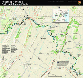 Long-distance trails in the United States / Blue Ridge Mountains / Cumberland /  Maryland / Chesapeake Bay Watershed / Chesapeake and Ohio Canal / Georgetown /  Washington /  D.C. / Potomac Heritage Trail / Great Allegheny Passage / Potomac River / Geography of the United States / United States / Maryland