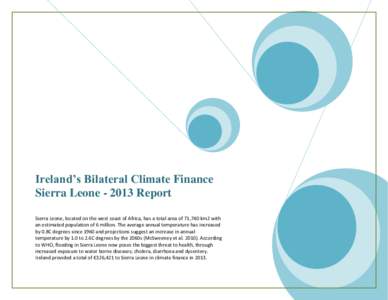 Ireland’s Bilateral Climate Finance Sierra Leone[removed]Report