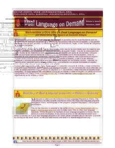 Dual U Fifth Newsletter - October 2009