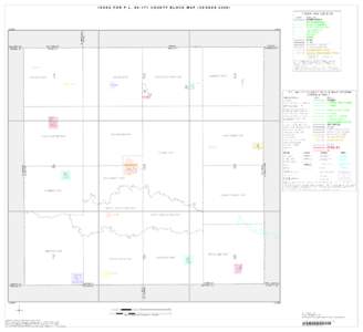 INDEX FOR P.L[removed]COUNTY BLOCK MAP (CENSUS[removed]INDEX MAP LEGEND SYMBOL NAME STYLE