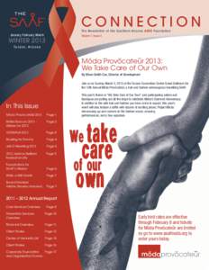 THE  CONNECTION The Newsletter of the Southern Arizona AIDS Fo unda tion  January, February, March