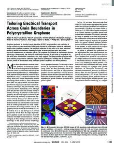 REPORTS  Acknowledgments: The authors are grateful to Samsung Advanced Institute of Technology colleague X. Li for TEM analysis assistance and the Nano Fabrication group for process