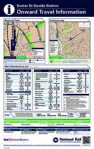 i  Exeter St Davids Station Onward Travel Information