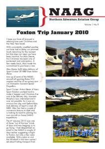 }  NAAG Northern Adventure Aviation Group Volume 1 No.9