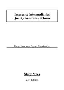 Travel Insurance Agents Examination Study Notes