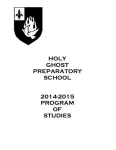 HOLY GHOST PREPARATORY SCHOOL[removed]PROGRAM